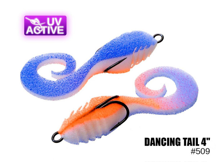 Поролоновый твистер Dancing tail 4" #509 (2шт)