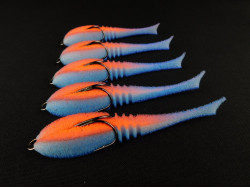 Поролоновая рыбка Dancing Fish 4" (Reverse Tail) #715 (5шт)-foto3