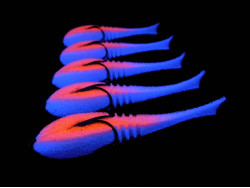 Поролоновая рыбка Dancing Fish 4" (Reverse Tail) #715 (5шт)-foto4