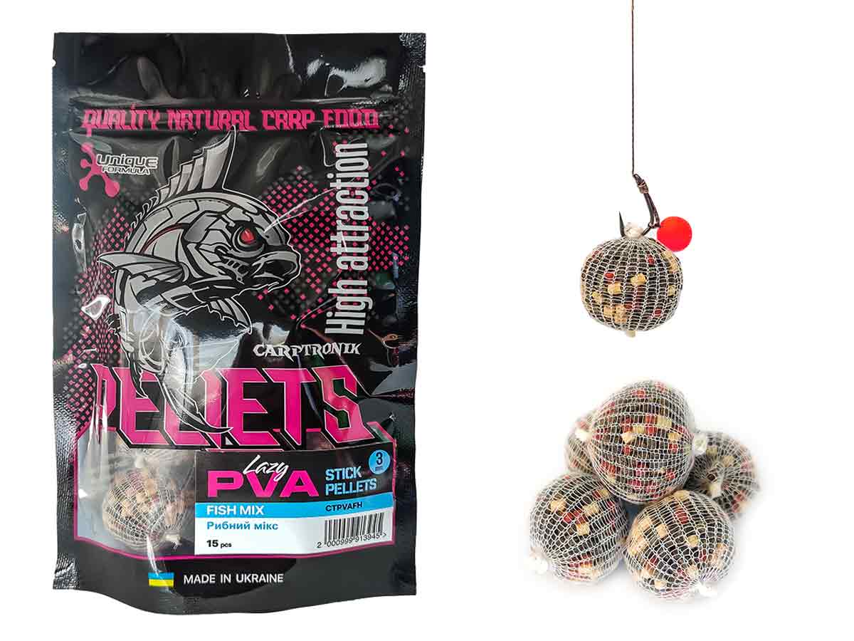 PVA stick pellets Fish mix (Рибний мікс)
