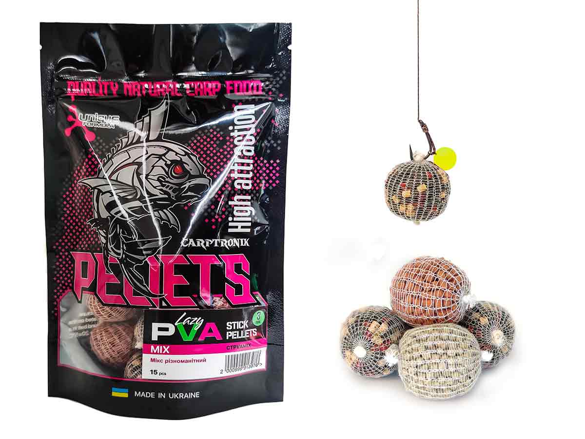 PVA stick pellets Mix (Різноманітний) 15шт