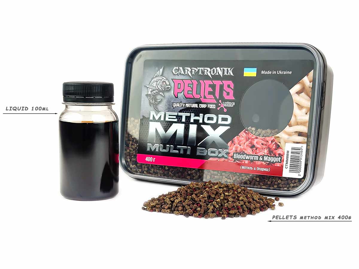 Method mix Multi Box Bloodworm&Maggot (Мотиль&Опариш)