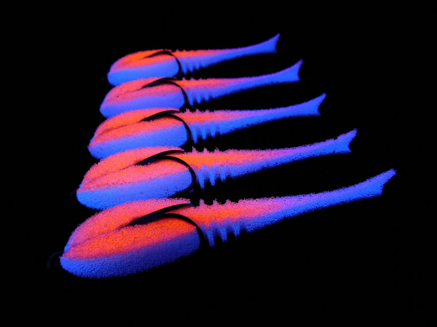 Поролонова рибка Dancing Fish 4 (Reverse Tail) #714 (5шт) 3