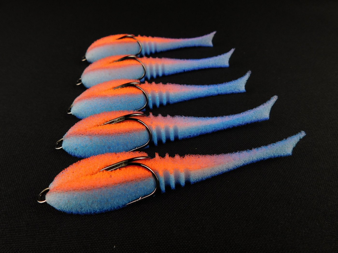 Поролонова рибка Dancing Fish 4 (Reverse Tail) #715(5шт) 3
