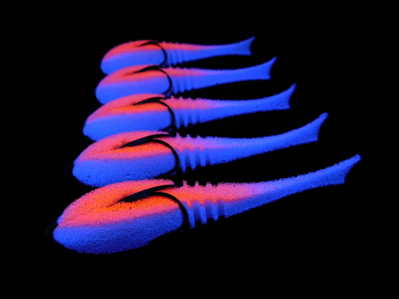 Поролонова рибка Dancing Fish 4 (Reverse Tail) #715(5шт) 4